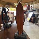 Kai Nalu II Bronze Surfer Lamp