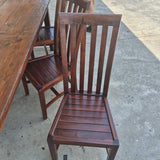 Rustic Dining Table with 6 Chairs