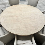 Set Of 8 RH Belgian Wingback Slip Covered
