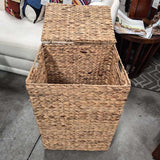 Woven Storage Basket with Lid