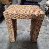 Woven Straw Stool