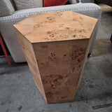 Hexagonal Wooden Side Table