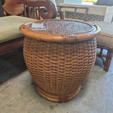 Vintage Woven Rattan