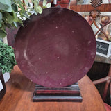 Vintage Burmese Coiled Tray & Stand