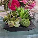 Faux Succulent Planter