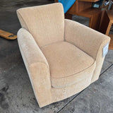 Upholstered Swivel Lounge Chair