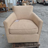 Cream Upholstered Accent Chair
