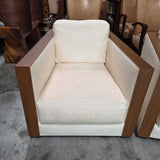 Pair of Framed Upholstered Lounge Chair
