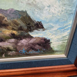 Koa Framed Tropical Landscape Original