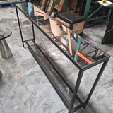 Uttermost Console Table with Mirror Top