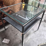 Glass Top Side Table
