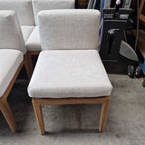 RH Upholstered Wood Dining Chairs - Set of 8