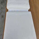 Ivory seat-and-back chair cushion