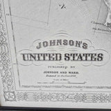 Johnson's United States Map