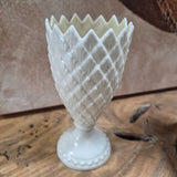 Belleek Ivory Pedestal Vase - Small